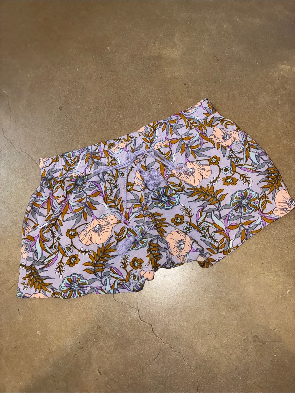 BeBop Lavender Floral shorts